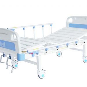 E12二功能護(hù)理床  (四角剎車、五檔護(hù)欄、條式床面）